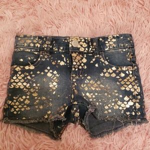 Justice blue Jean shorts